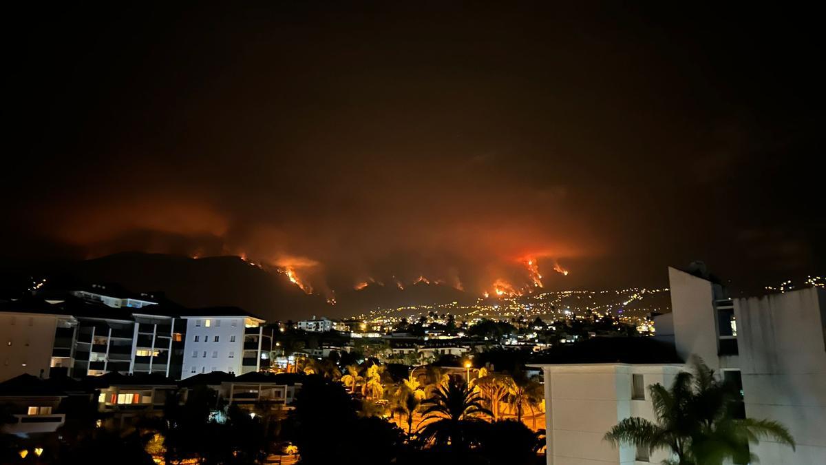 Incendio Canarias