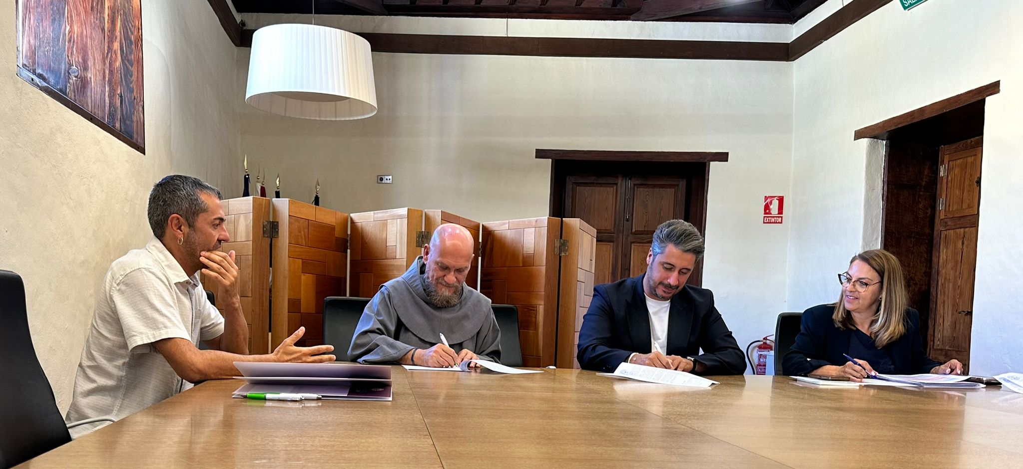 Firma de Convenio Ayuntamiento La Laguna