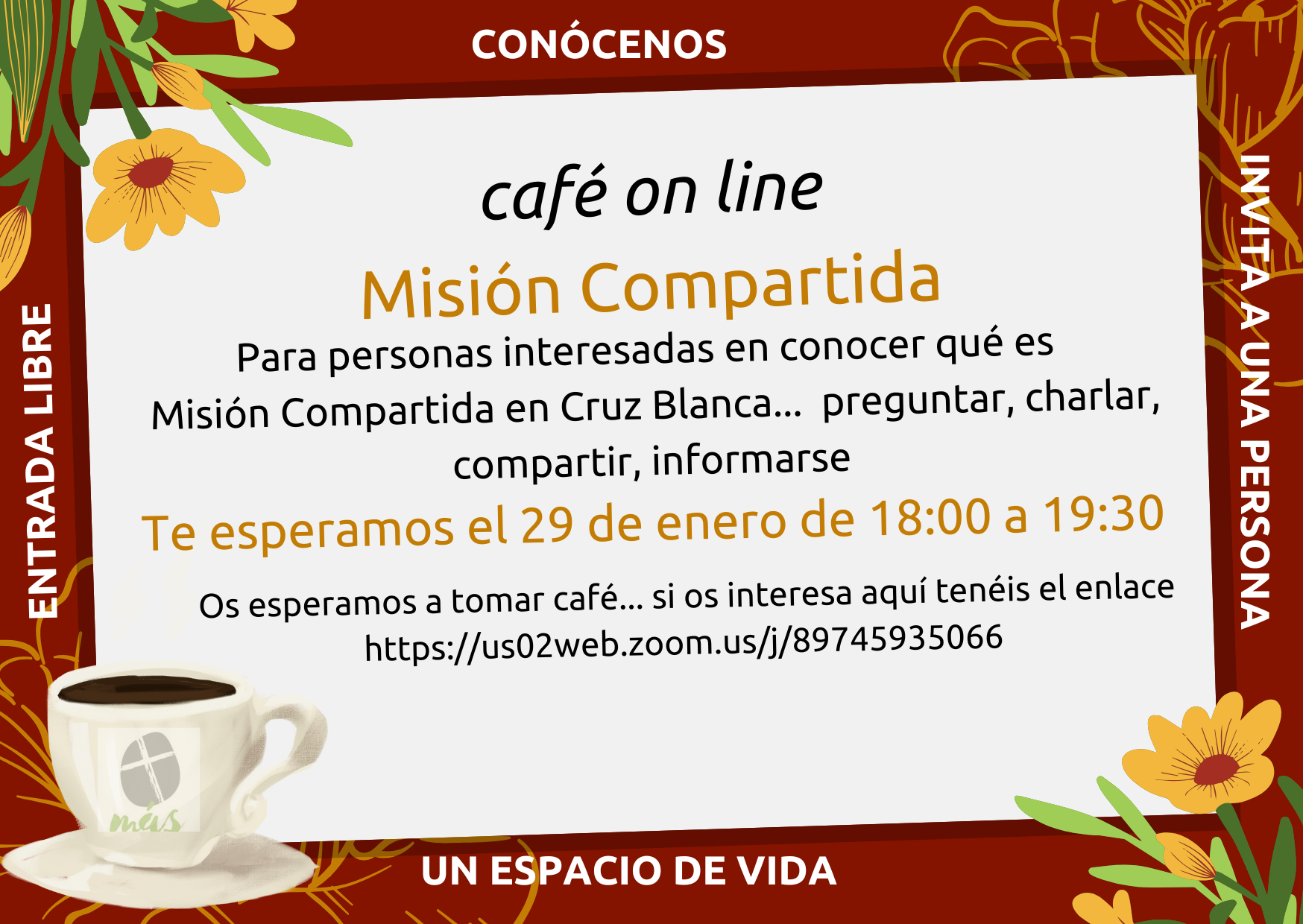 Café Misión Compartida on line