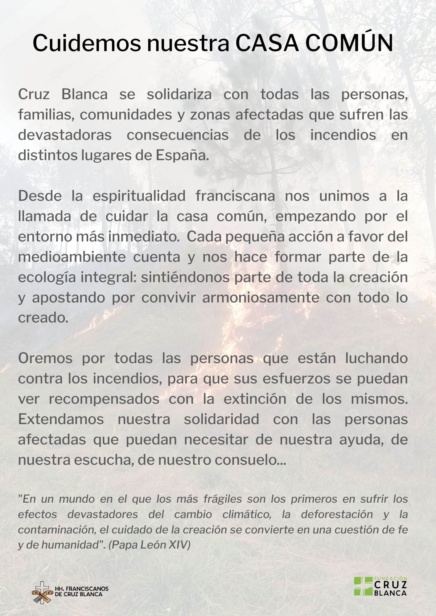 Cuidemos nuestra Casa Común