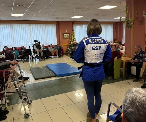 Visita de Marta García Judoka a la Casa Familiar