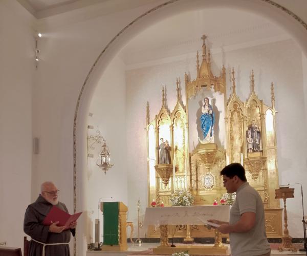 TOMA DE HÁBITO Y ADMISIÓN AL NOVICIADO LEONEL