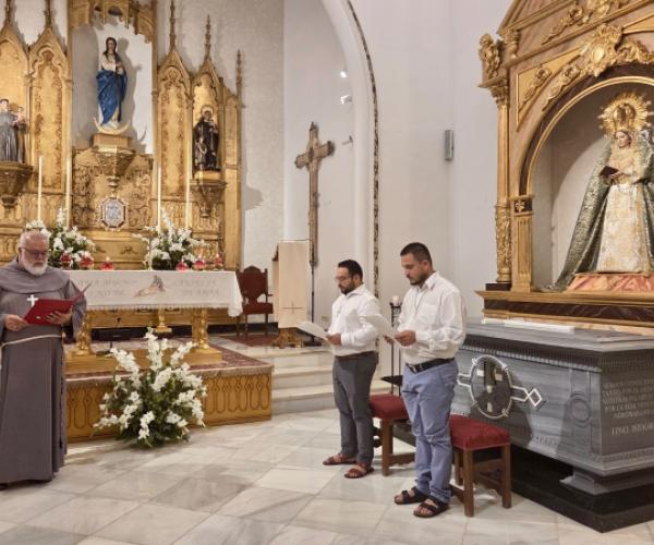 TOMA DE HÁBITO Y ADMISIÓN AL NOVICIADO